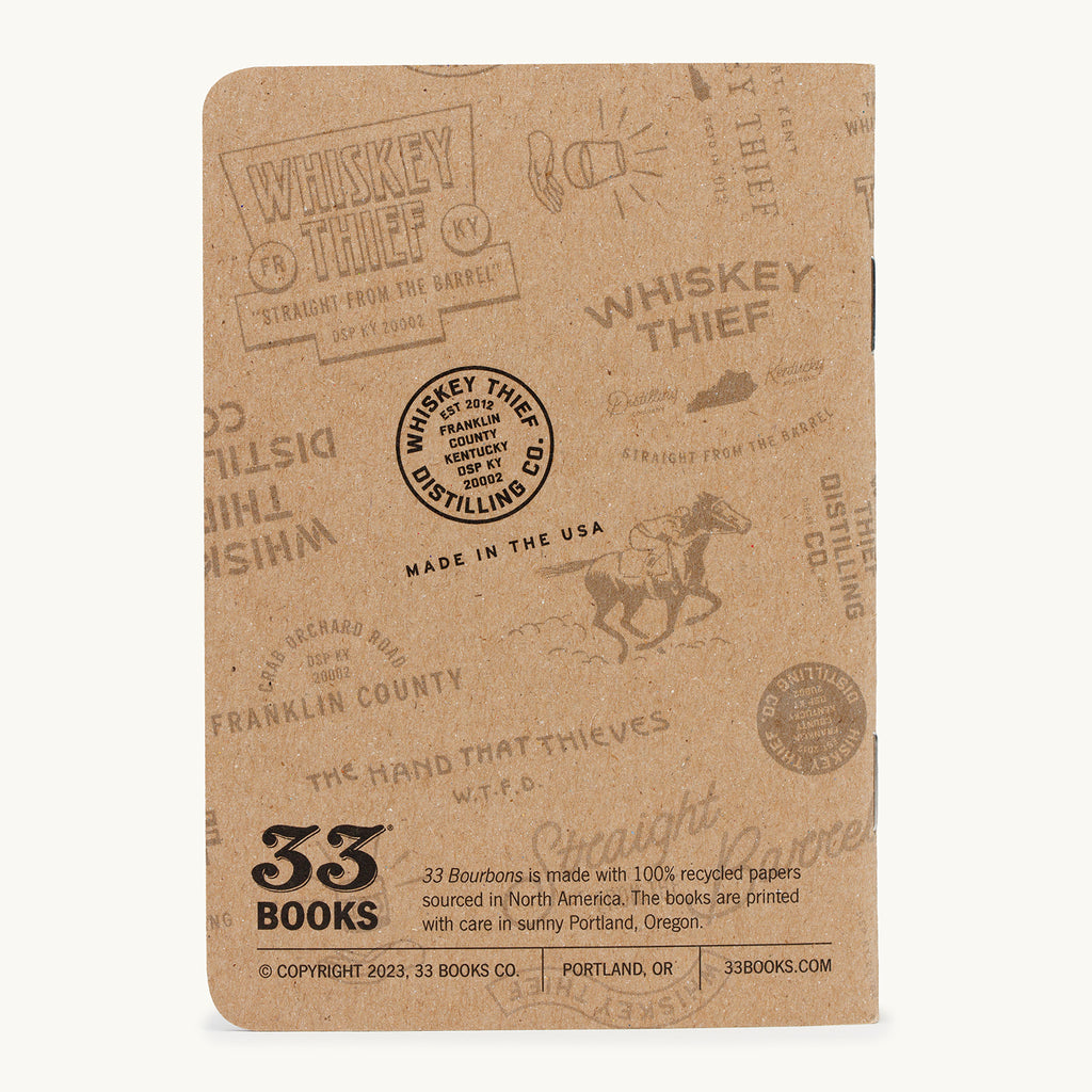 Whiskey Thief Bourbon Tasting Journal