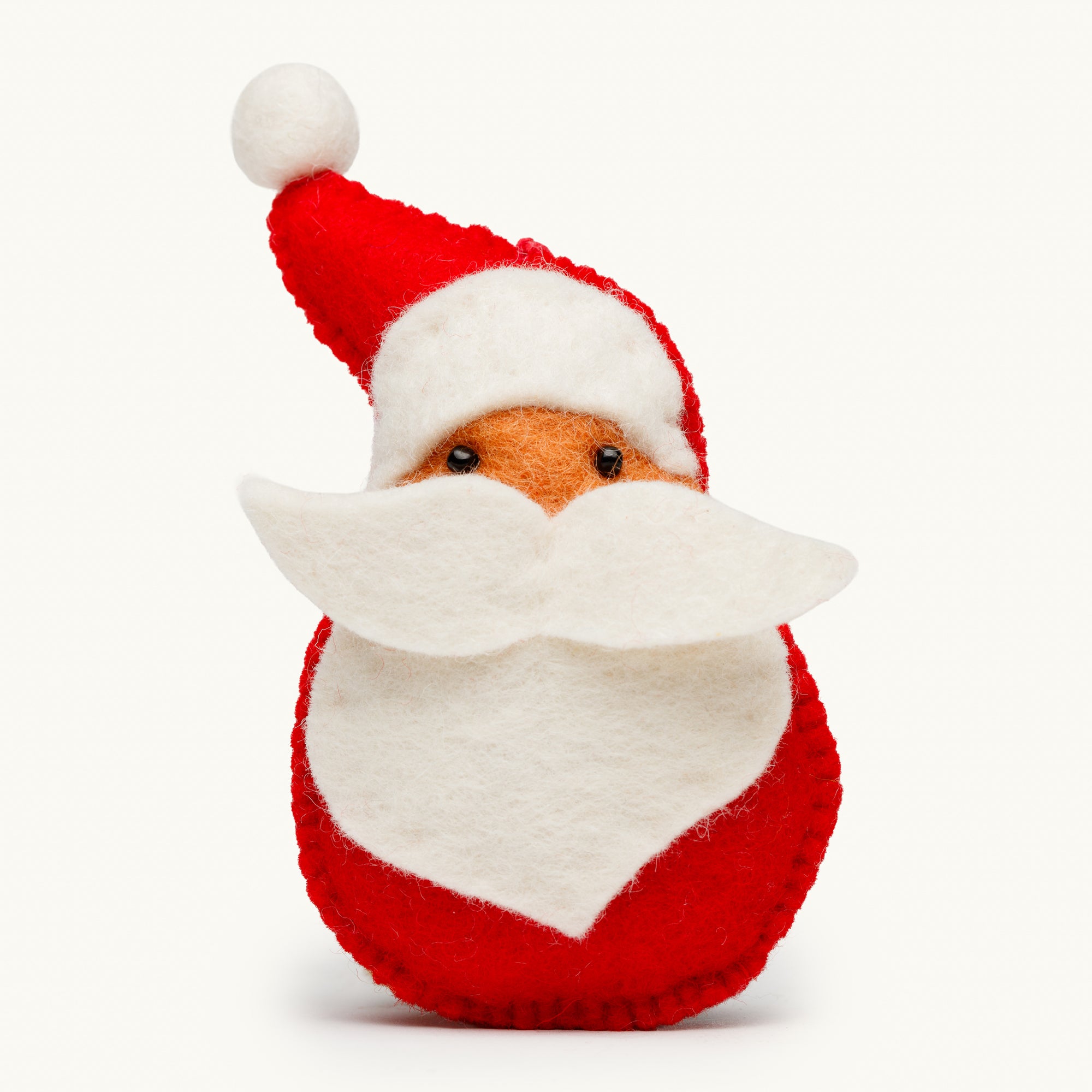 Santa Wool Ornament