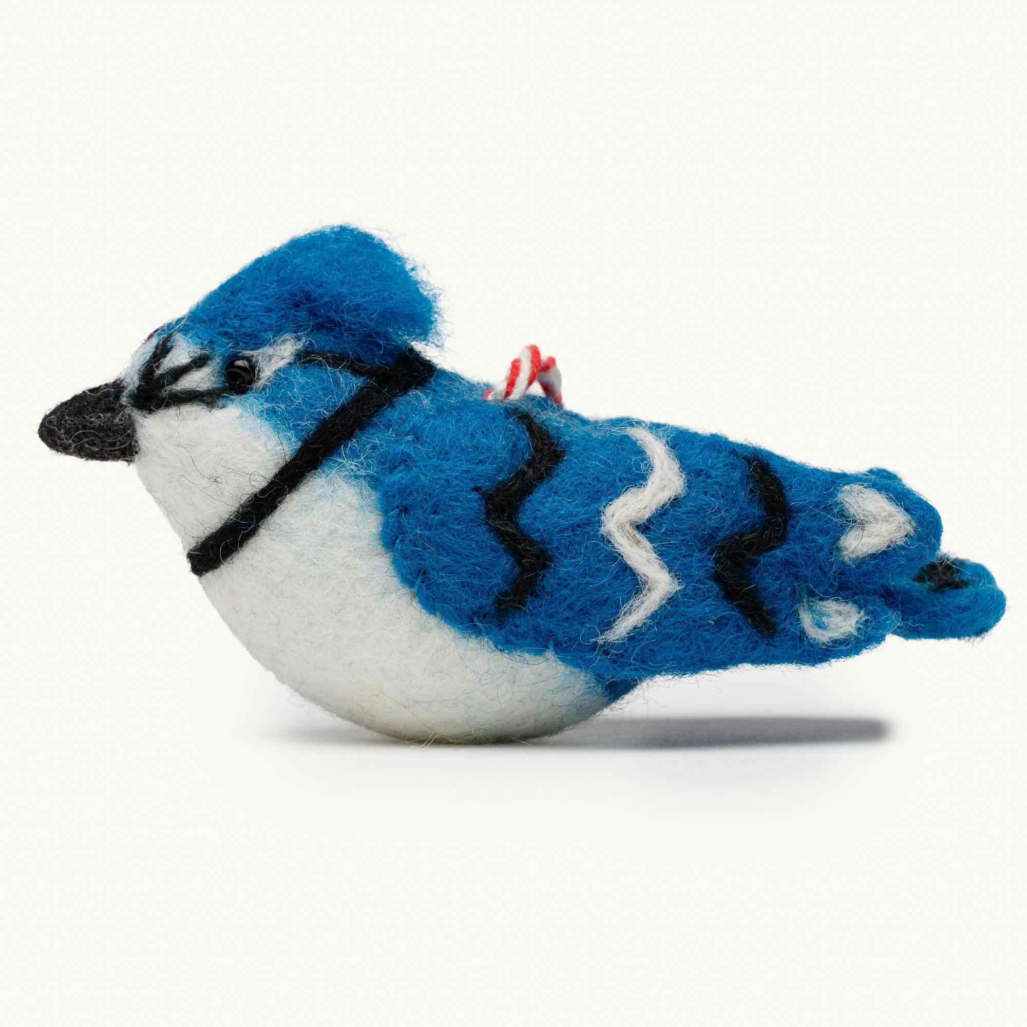 Blue Jay Felted Ornament