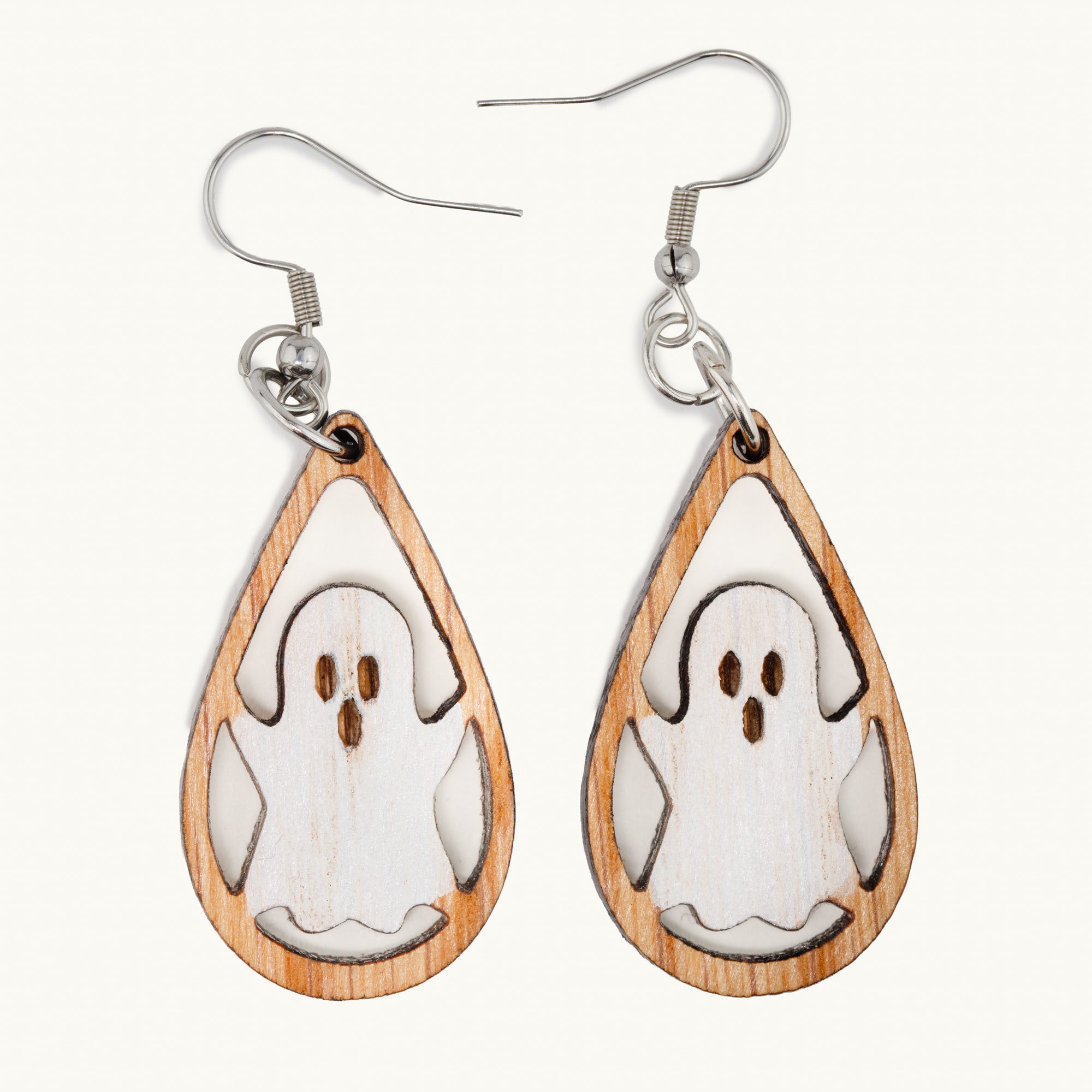 Ghost Bourbon Barrel Earrings