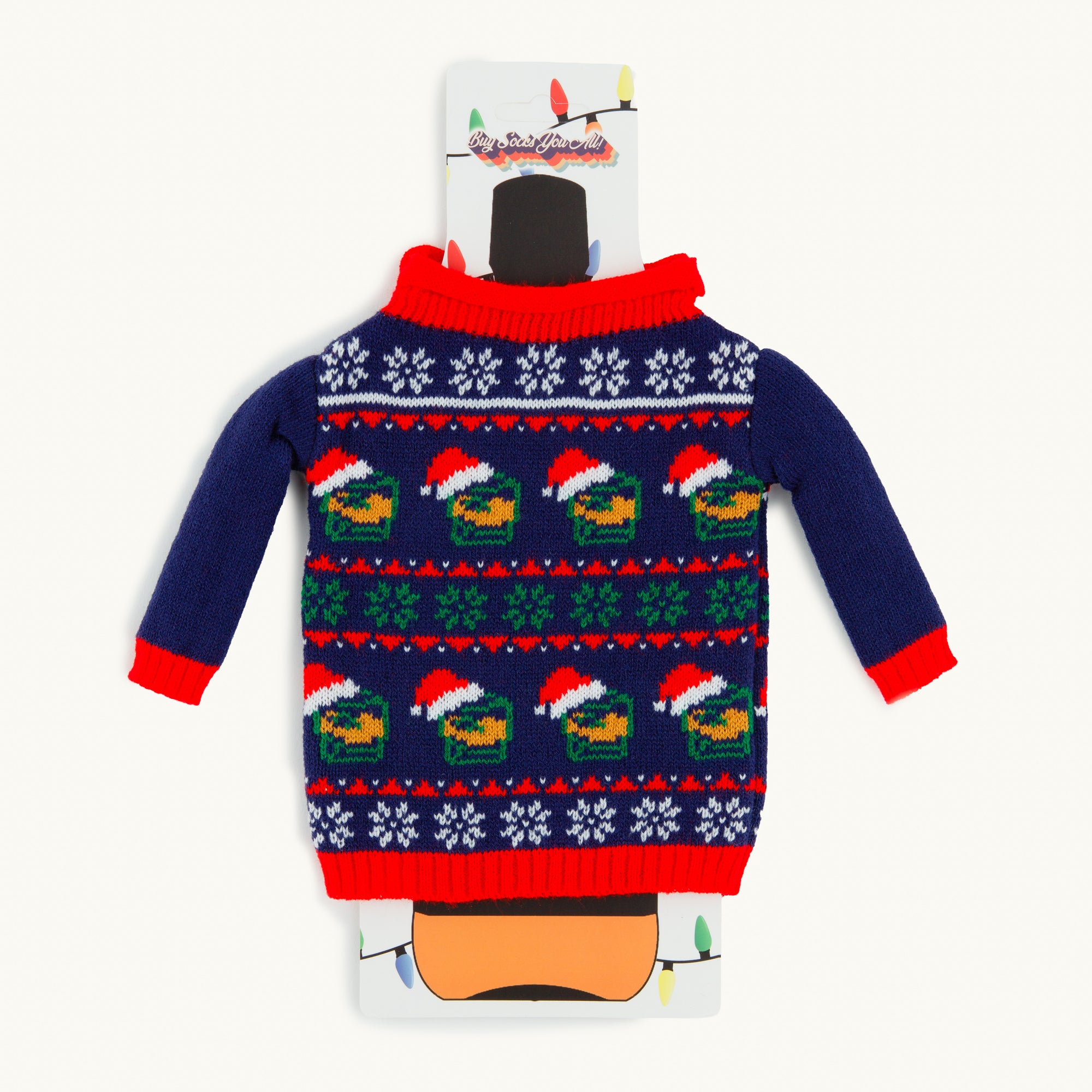 Bourbon Bottle Christmas Sweater