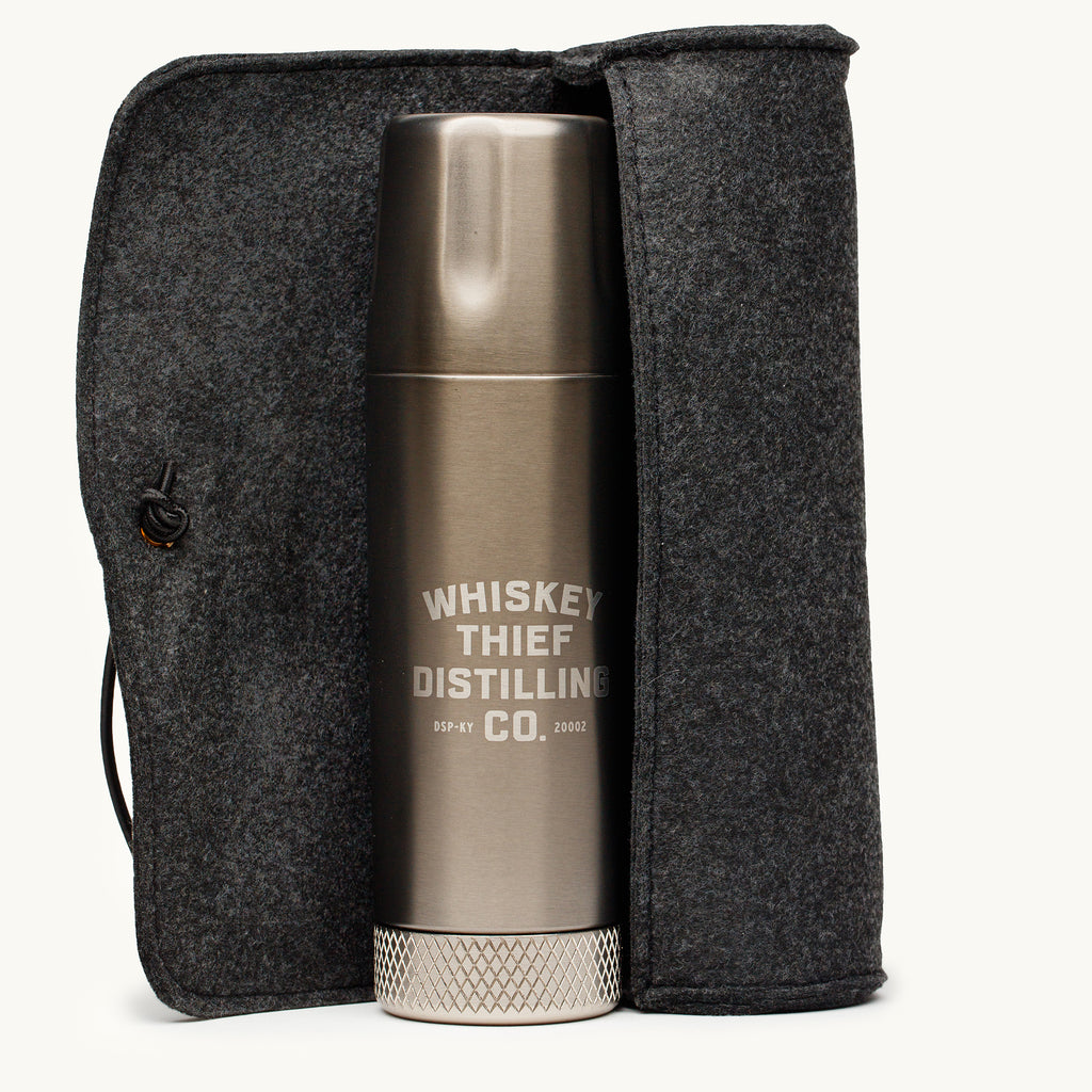 Whiskey Thief Torch™ Flask 9oz Flip Lid