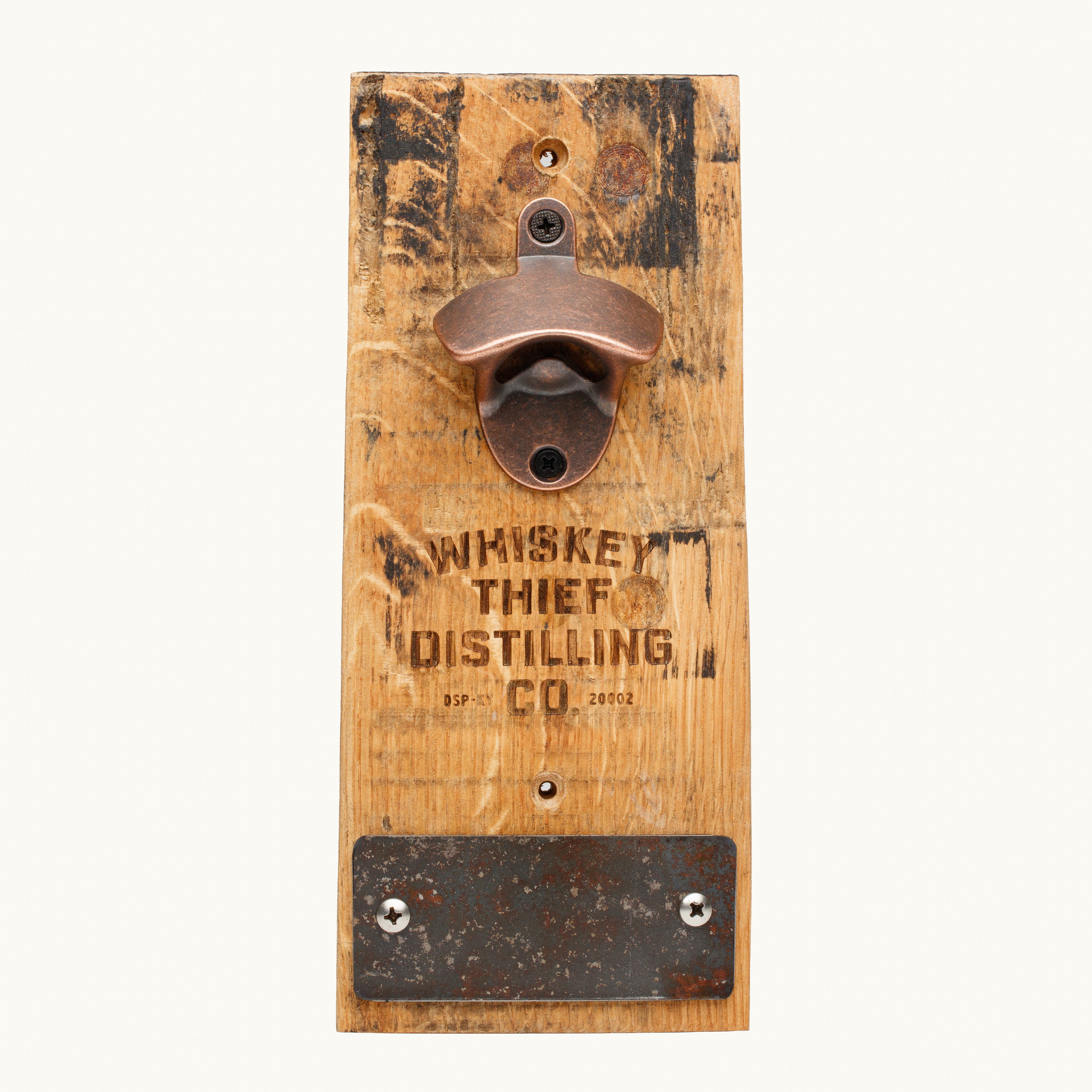 Whiskey Thief Mountable Barrel Stave Bottle Opener