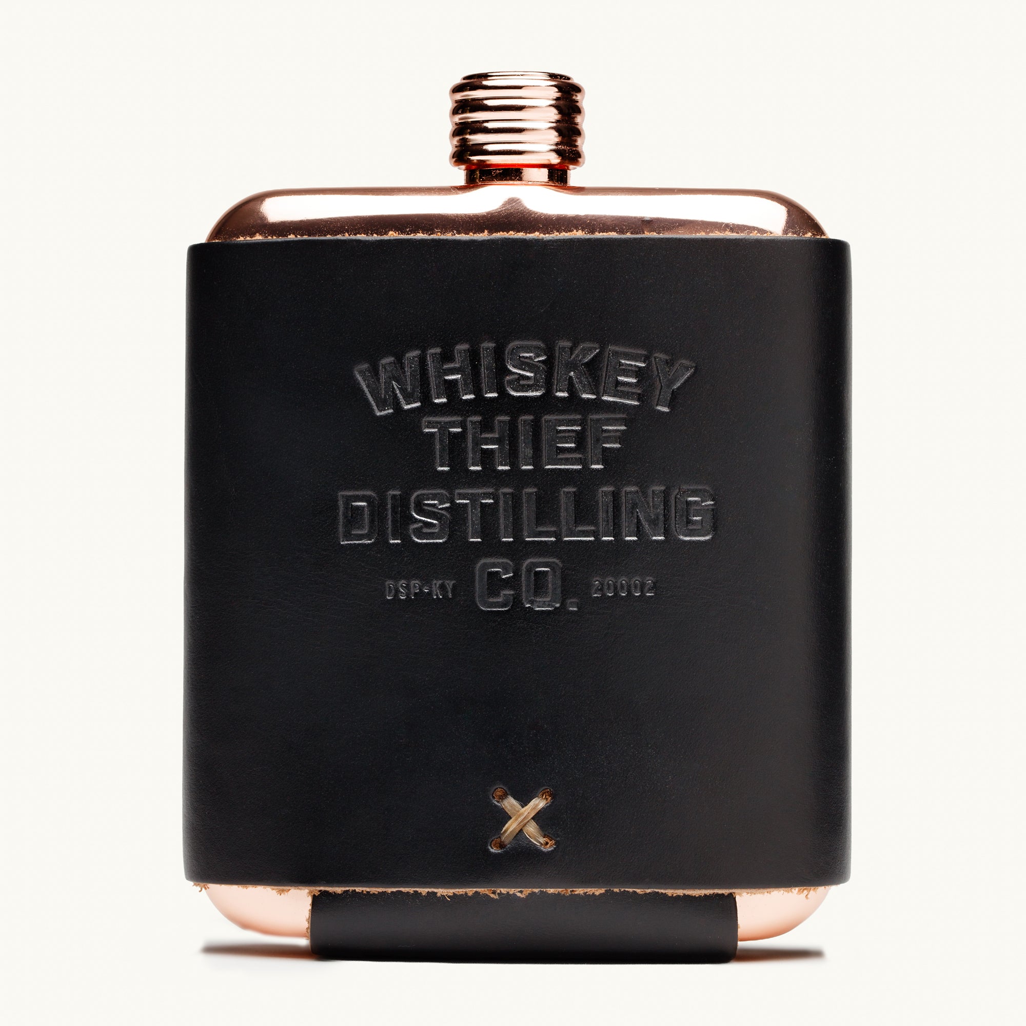 Whiskey Thief Leather Copper Flasks