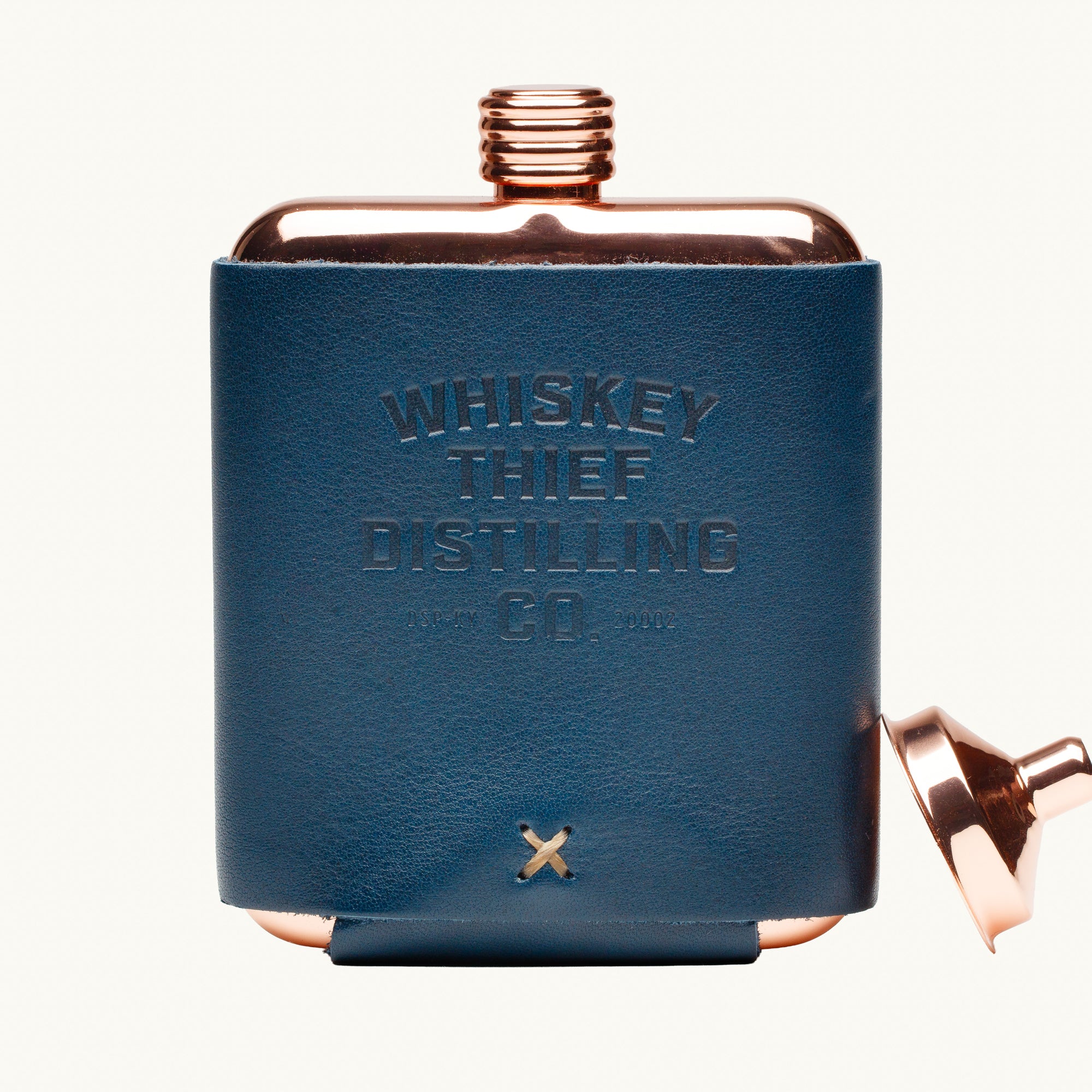Whiskey Thief Leather Copper Flasks