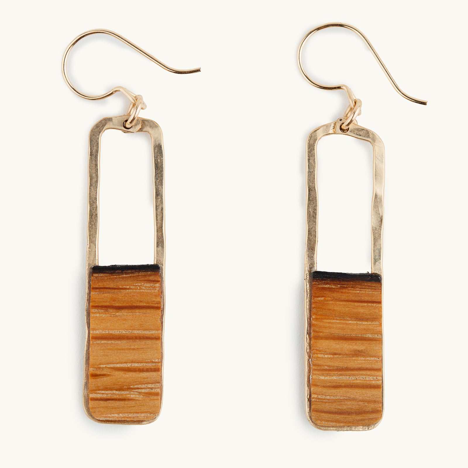 E107G Rectangle Earring 14K Gold-Fill