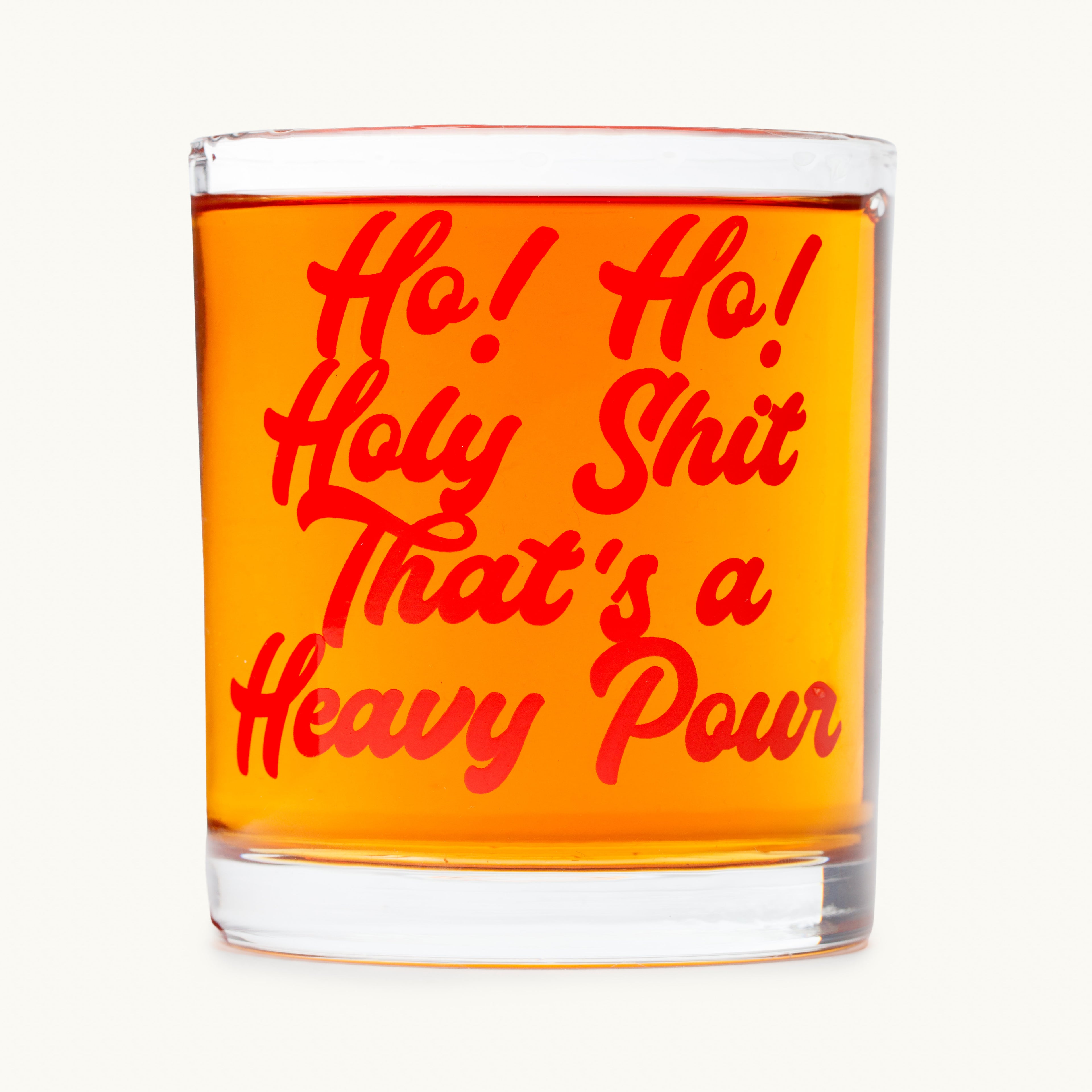 Ho Ho Heavy Pour Rocks Glass