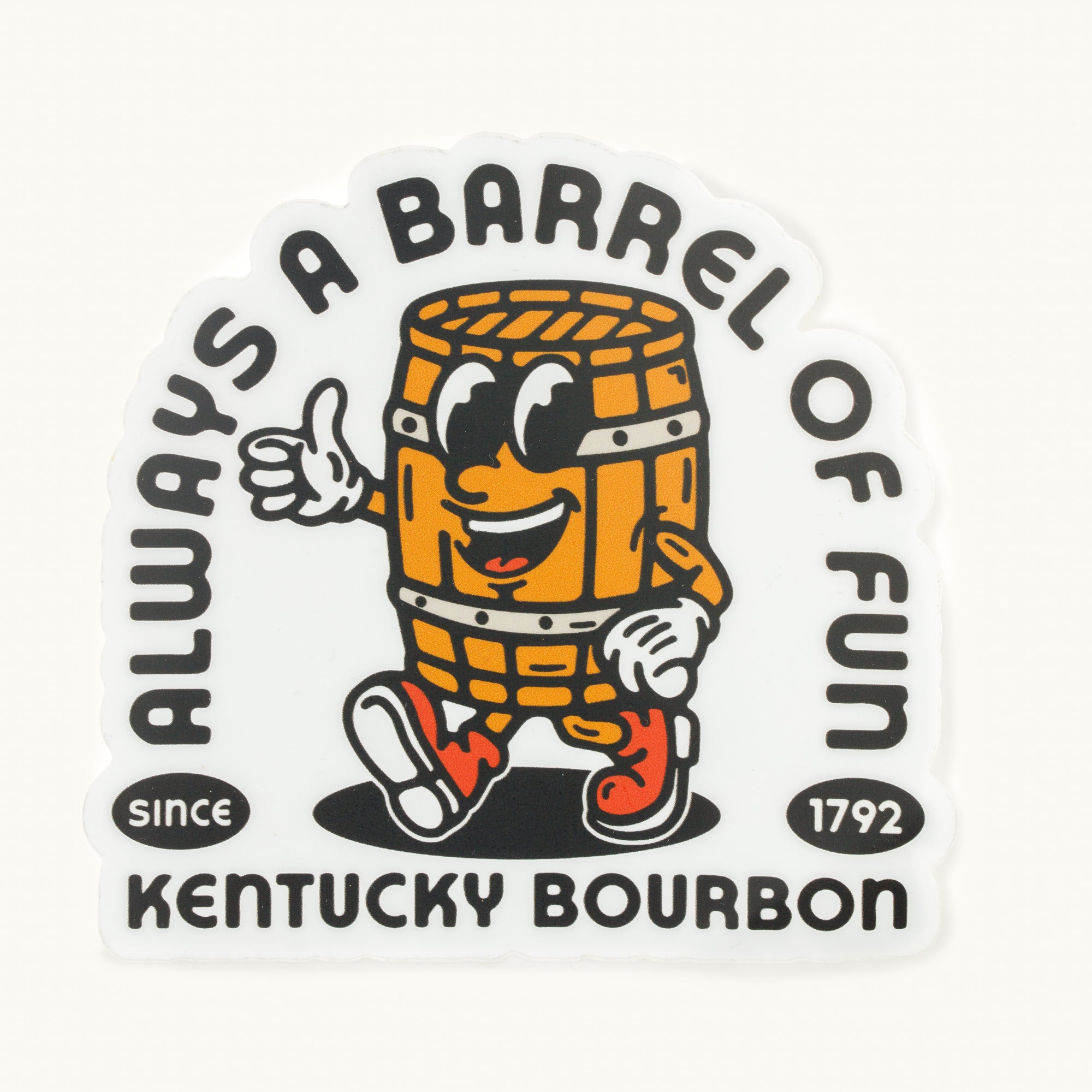Always A Barrel of Fun Sticker