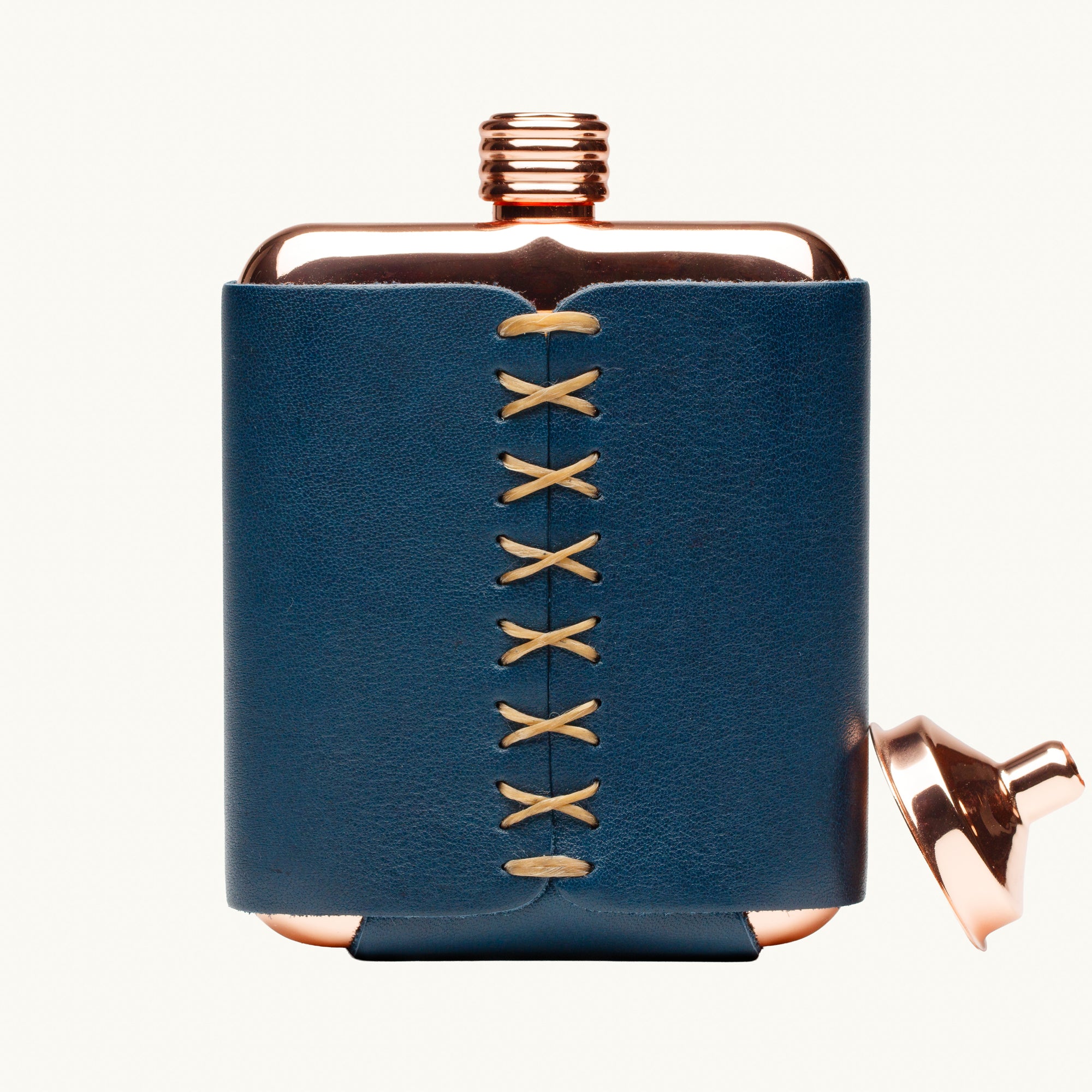 Whiskey Thief Leather Copper Flasks