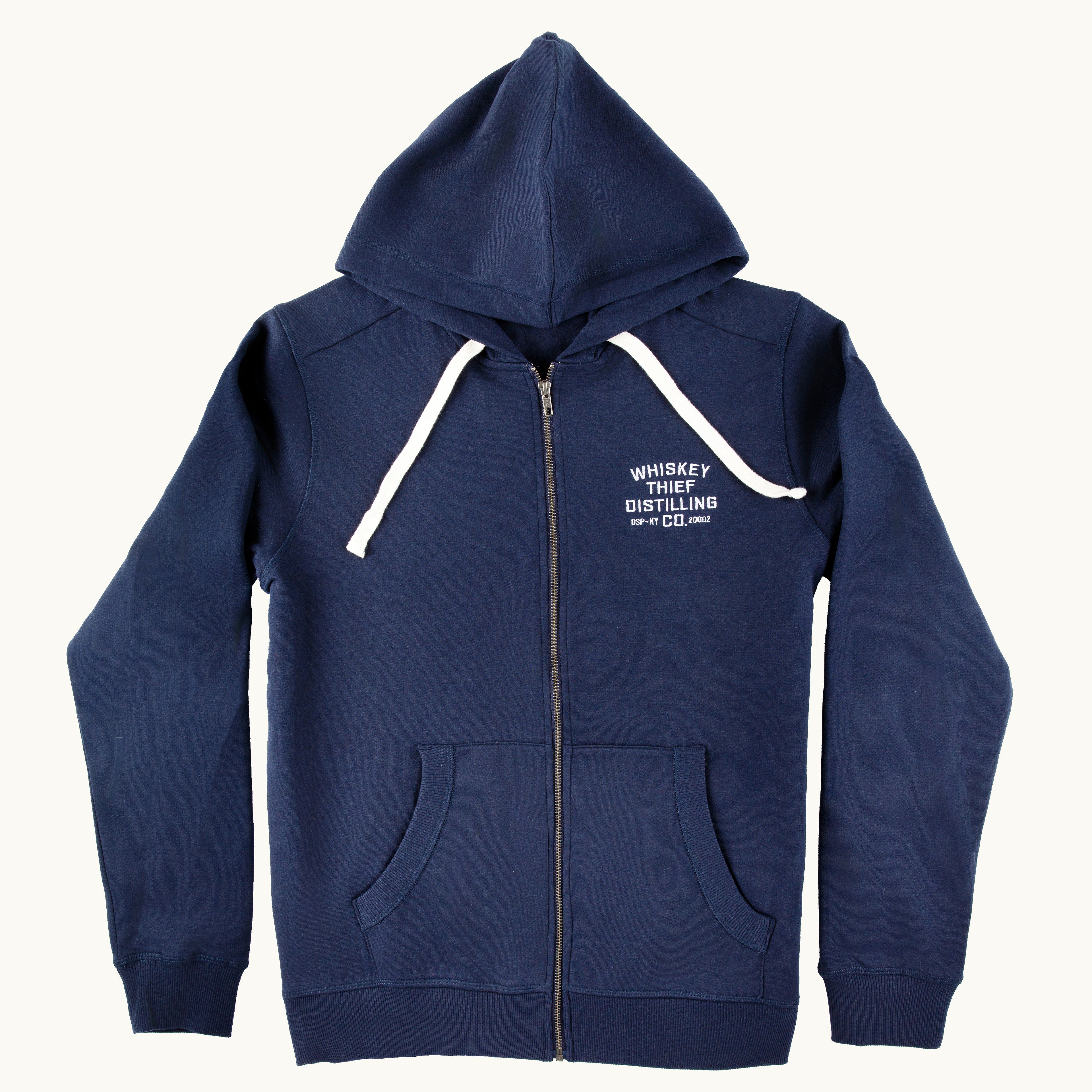 Whiskey Thief Zip Up Jacket - Navy