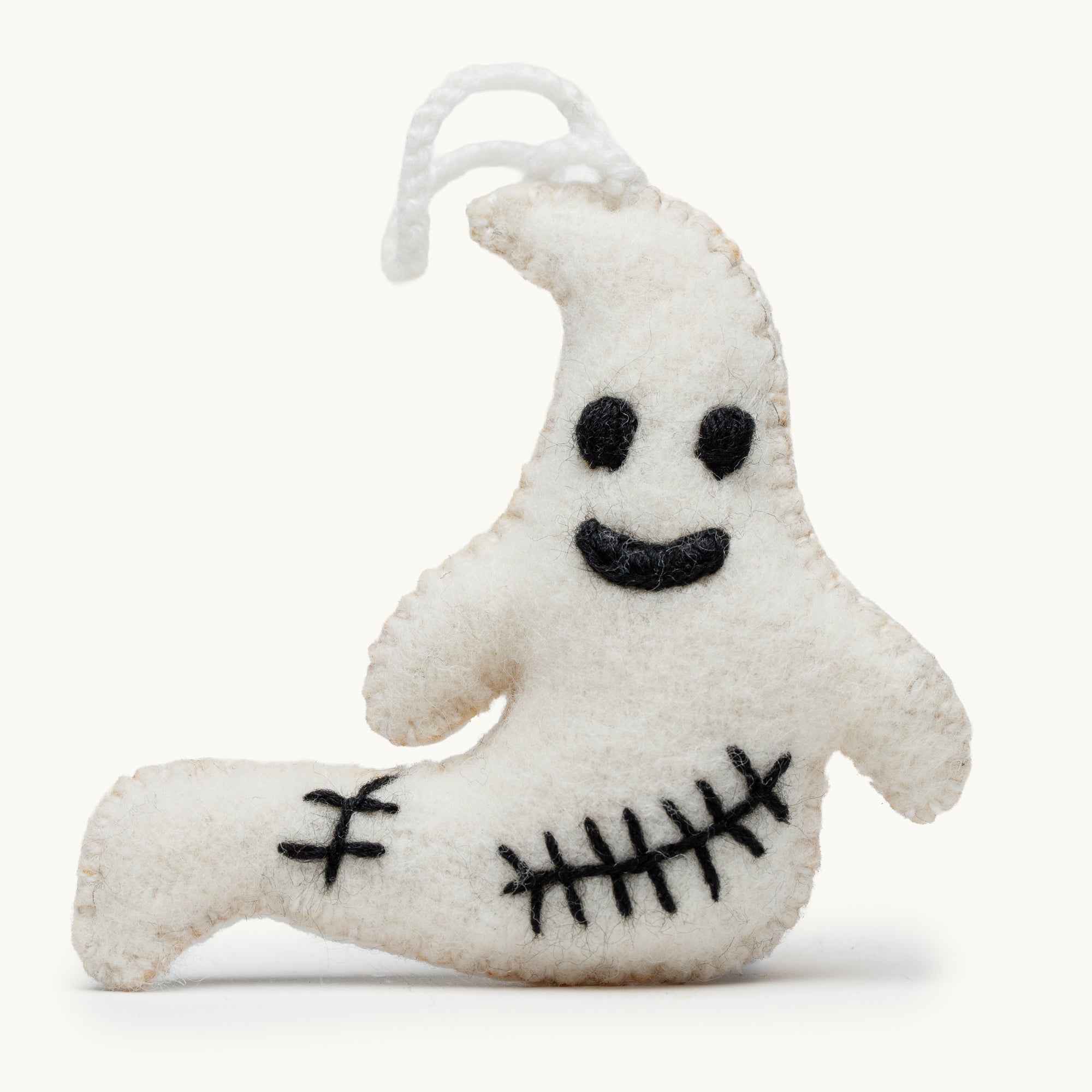 Ghost Wool Ornament